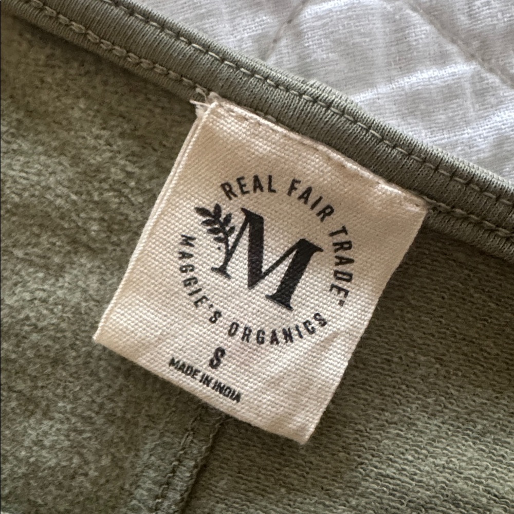 Maggie’s Organics Unisex Cotton Fleece Overalls size Small - Picture 3 of 4